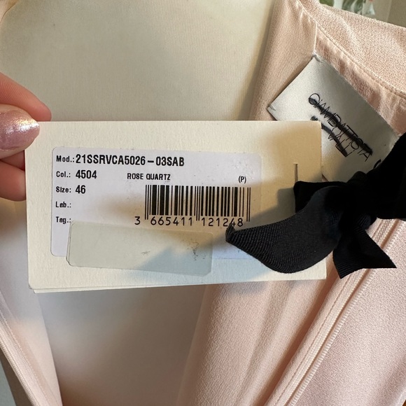 NWT GIAMBATTISTA VALLI SLEEVELESS PINK SHIFT DRESS - Picture 15 of 17